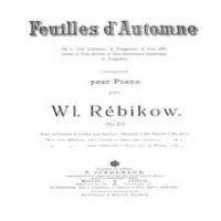 Affiche du document Score, Feuilles d'automne, Op.29, Rebikov, Vladimir