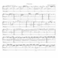 Affiche du document Partition CIacona en F minor, T. 206, Pachelbel, Johann