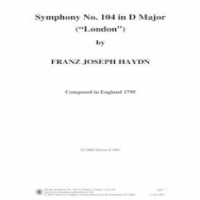 Affiche du document Partition complète, Symphony No. 104, London/Salomon, D Major, Haydn, Joseph