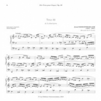 Affiche du document Partition No.3 Trio en A minor, 10 Trios pour orgue, Rheinberger, Josef Gabriel