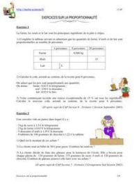Exercices sur la proportionnalité | Lopez. Auteur