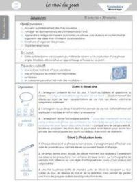 Vocabulaire CP/CE1 – Le mot du jour | nanihi. Auteur