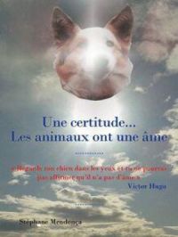 Une certitude... Les animaux ont une âme : « Regarde ton chien dans les yeux et tu ne pourras pas affirmer qu'il n'a pas d’âme » Victor Hugo | Stéphane MENDONÇA. Auteur