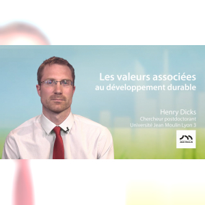 Affiche du document 7. Les valeurs associées au développement durable
