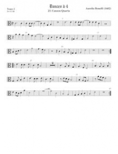 Image de Partition ténor viole de gambe 2, alto clef, Primo libro de ricercari et canzoni