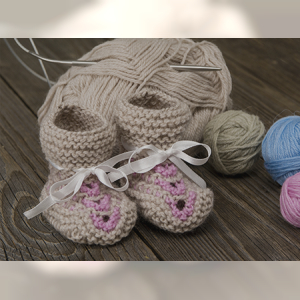 Tricoter Des Chaussons Pour Son Bebe Marguerite