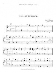 Affiche du document Partition Joseph est bien marié., Second Livre d’Orgue, Raison, André