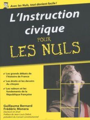 Affiche du document L'instruction civique Pour les Nuls, édition poche