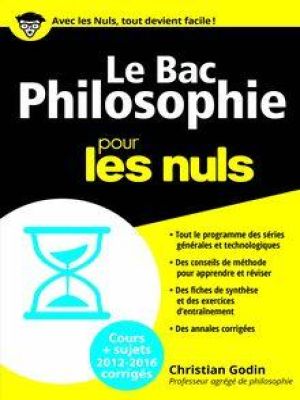 Affiche du document Bac Philosophie 2016 Pour les Nuls