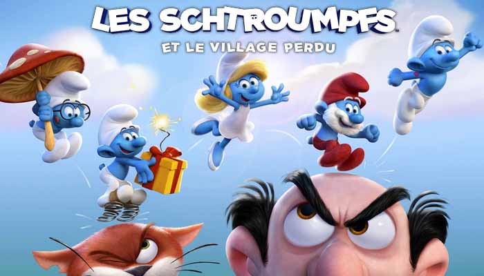 Affiche de l'album Les Schtroumpfs et le village perdu